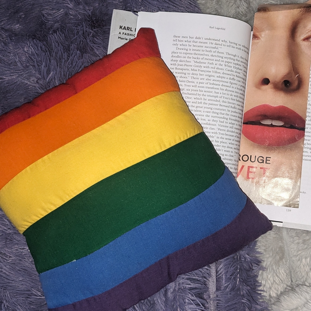 🌈Pride Pillow - Handmade 2 Sided